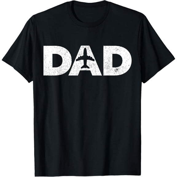 Pilot Dad Father's Day Gift for Airplane and Aviation Lover T-Shirt