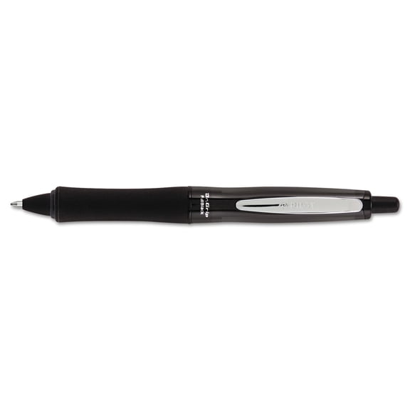 Pilot Dr. Grip Center of Gravity Retractable Ballpoint Pens Medium Pen Point - 1 mm Pen Point Size - Rectangle Pen Point Style - Refillable - Retractable - Black - Black Barrel - 1 Each