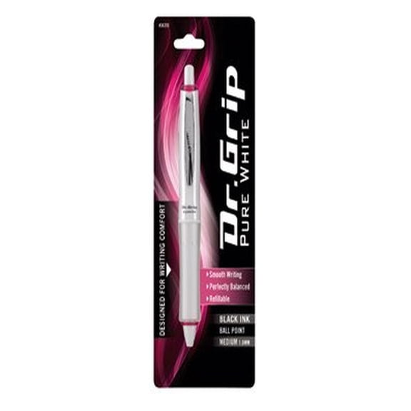Pilot Dr. Grip Retractable Ballpoint Pen, Black Ink, (Color of Pen May Vary) (Pack of 4)