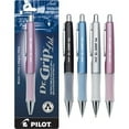 thumbnail image 1 of Pilot Dr. Grip Retractable Gel Rollerball Pens - Fine Pen Point - 0.7 mm Pen Point Size - Refillable - Retractable - Black Gel-based Ink - Assorted Barrel - 1 Each | Bundle of 10 Each, 1 of 1