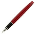 thumbnail image 1 of Pilot Falcon Fountain Pen - Red & Rhodium - Soft Flexible Fine Nib, 1 of 2