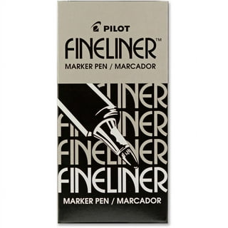 Pilot Fineliner Markers - Fine Pen Point - 0.7 mm Pen Point Size - Black - Black Barrel - Acrylic Fiber Tip - 12 / Box Pilot Fineliner Markers - Fine Pen Point - 0.7 mm Pen Point Size - Black - Black Barrel - Acrylic Fiber Tip - 12 / Box