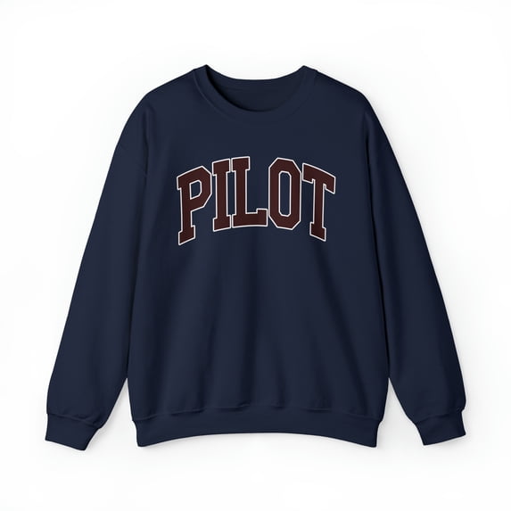 Pilot Flight School Grad Sweatshirt, Gifts, Crewneck