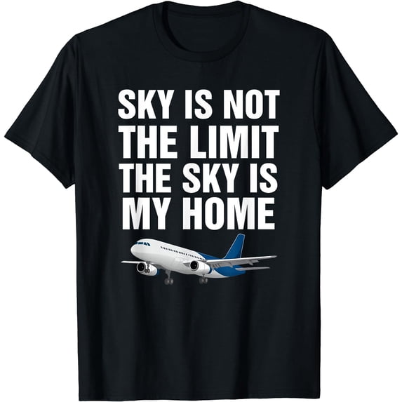 Pilot Flying Aviator - Aircraft Aviation Airplane Pilot T-Shirt Black 2X-Large