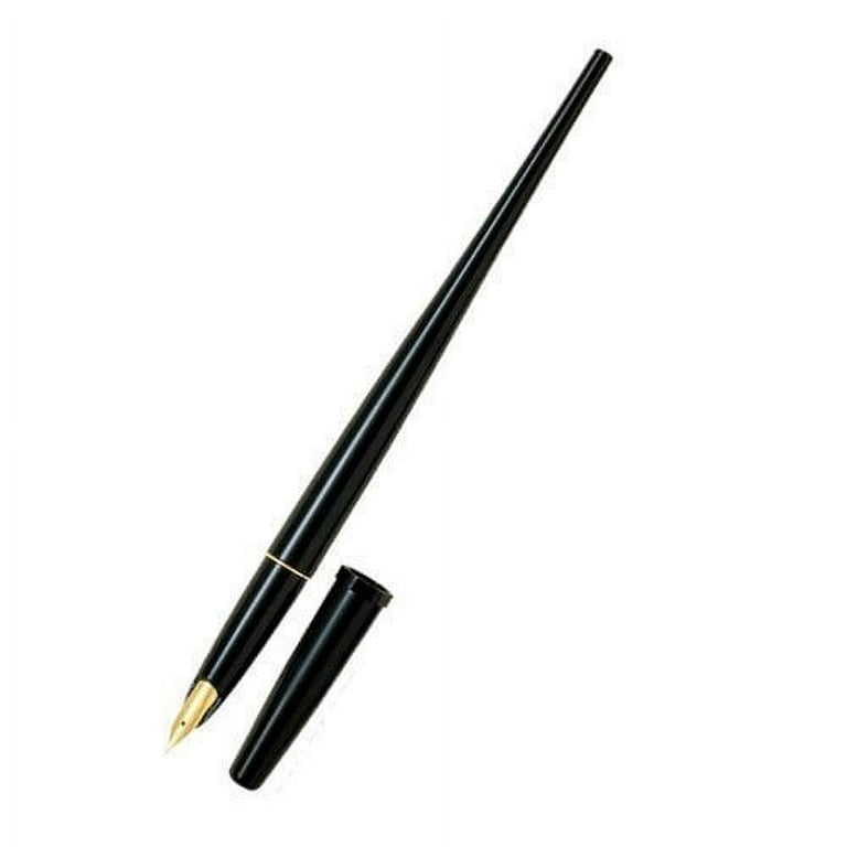 Wordsworth & Black Fountain Pen, Medium Nib Ink Pen, Black Gold