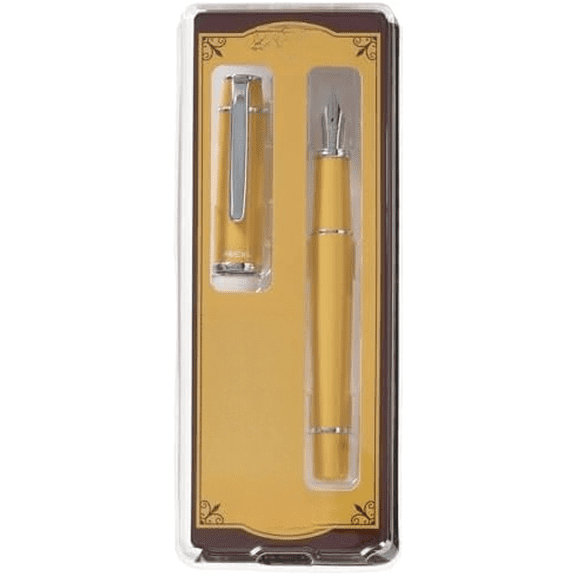 Pilot Fountain Pen Warm Yellow Fine Point P-FPR-1-WY-F With Original Stylus Ballpoint Touch Pen$$Office