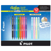 Pilot, FriXion Assorted Gel and Highlighters 12 Pack