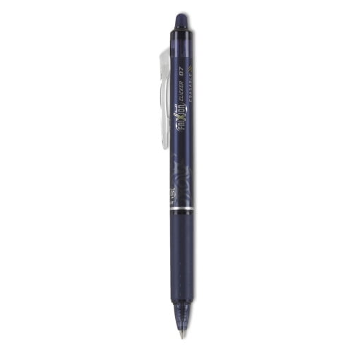 FriXion Clicker Erasable Gel Pen, Retractable, Fine 0.7 mm, Navy Ink, Navy Barrel FriXion Clicker Erasable Gel Pen, Retractable, Fine 0.7 mm, Navy Ink, Navy Barrel
