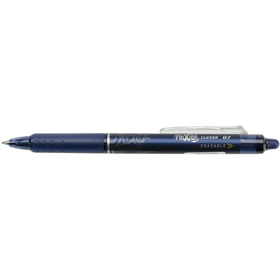 Pilot FriXion Fine Point Clicker Erasable Pen Open Stock-Navy