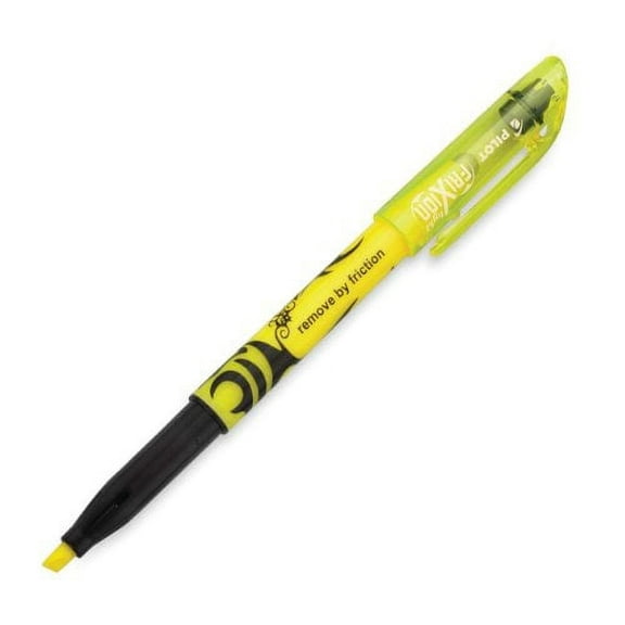 Pilot FriXion Light Erasable Highlighters Chisel Point Yellow Dozen Box Too Much, Uneven, or The Wrong Color Highlighted? No Need To Stress with America?s #1 Selling Pen Brand