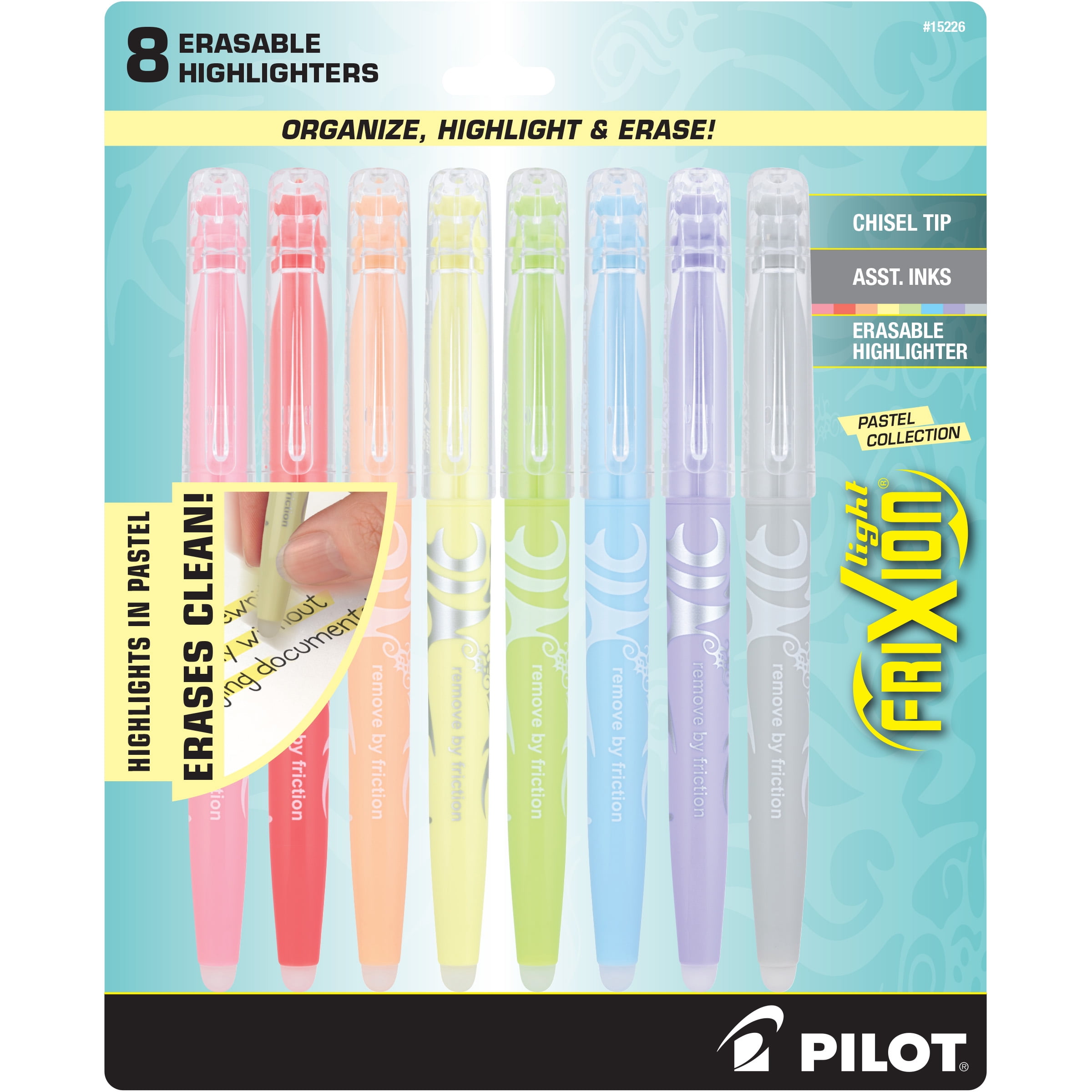 Pilot FriXion Soft Pastel Color Erasable Highlighter Set - Kawaii Pen Shop  - Cutsy World
