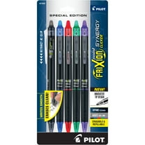 Pilot FriXion Synergy Clicker Erasable Gel Pens, Extra Fine Point, Assorted Ink, 5 Count