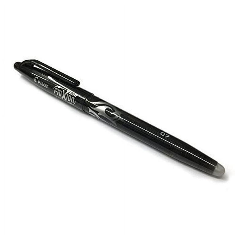 Pilot Frixion Ball Gel Pen - Fine Pen Point Type - 0.7 Mm Pen Point Size -  Black Gel-based Ink - Black Barrel - 1 Each 31550