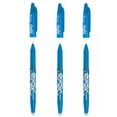 thumbnail image 1 of Pilot Frixion Erasable Rollerball Pen - 0.7mm - Light Blue Ink - Pack of 3, 1 of 5