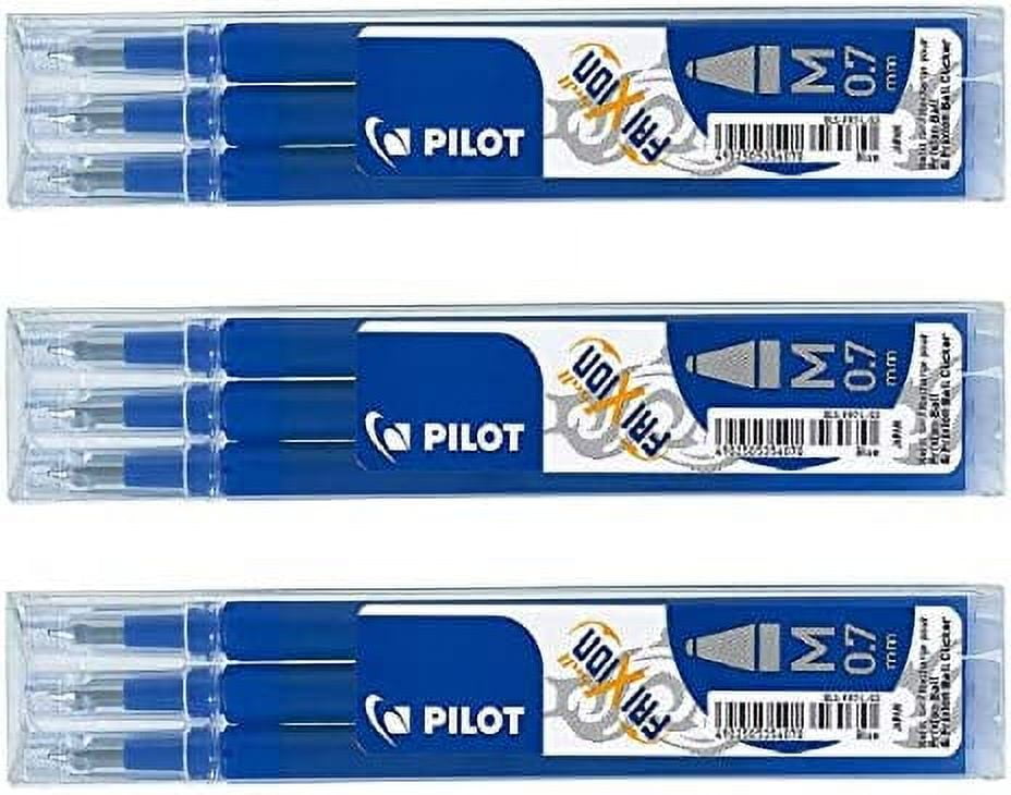 Pilot Frixion erasable pens refill, 9 refill bundle Blue color gel ink