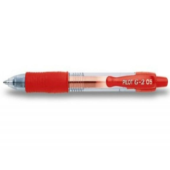 Pilot G-2 Gel Ink Pen - 0.5 mm - Red