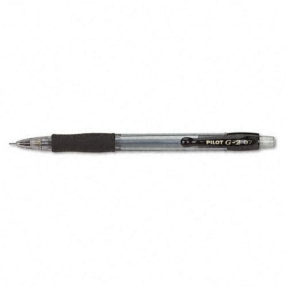 Pilot : G-2 Mechanical Pencil, 0.70 mm, Clear Barrel with Black Accents -:- Sold as 2 Packs of - 12 - / - Total of 24 Each