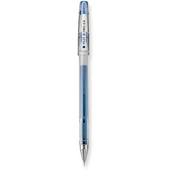 Pilot G-Tec-C Gel Rolling Ball Pen Blue Ink, Ultra Fine Point, 4-COUNT (35492)
