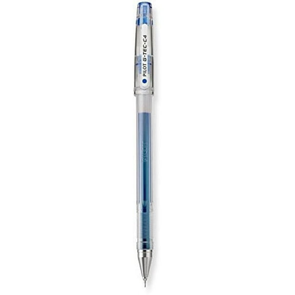 Pilot G-Tec-C Gel Rolling Ball Pen Blue Ink, Ultra Fine Point, 5-COUNT (35492)