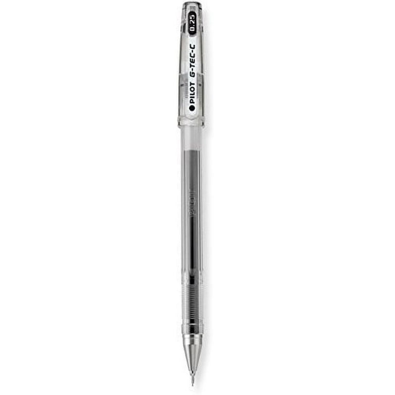 Pilot G-tec-c Ultra Fine Point Gel Pens - Ultra Fine Pen Point - 0 38 Mm  Pen Point Size - Black