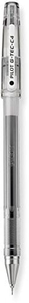 Pilot G-Tec-C Gel Rolling Ball Pens Black Ink, Ultra Fine Point, 10-COUNT 35491