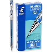 Pilot G-Tec-C Gel Rolling Ball Pens Ultra Fine Point, Blue Ink, 2-Dozen 35492