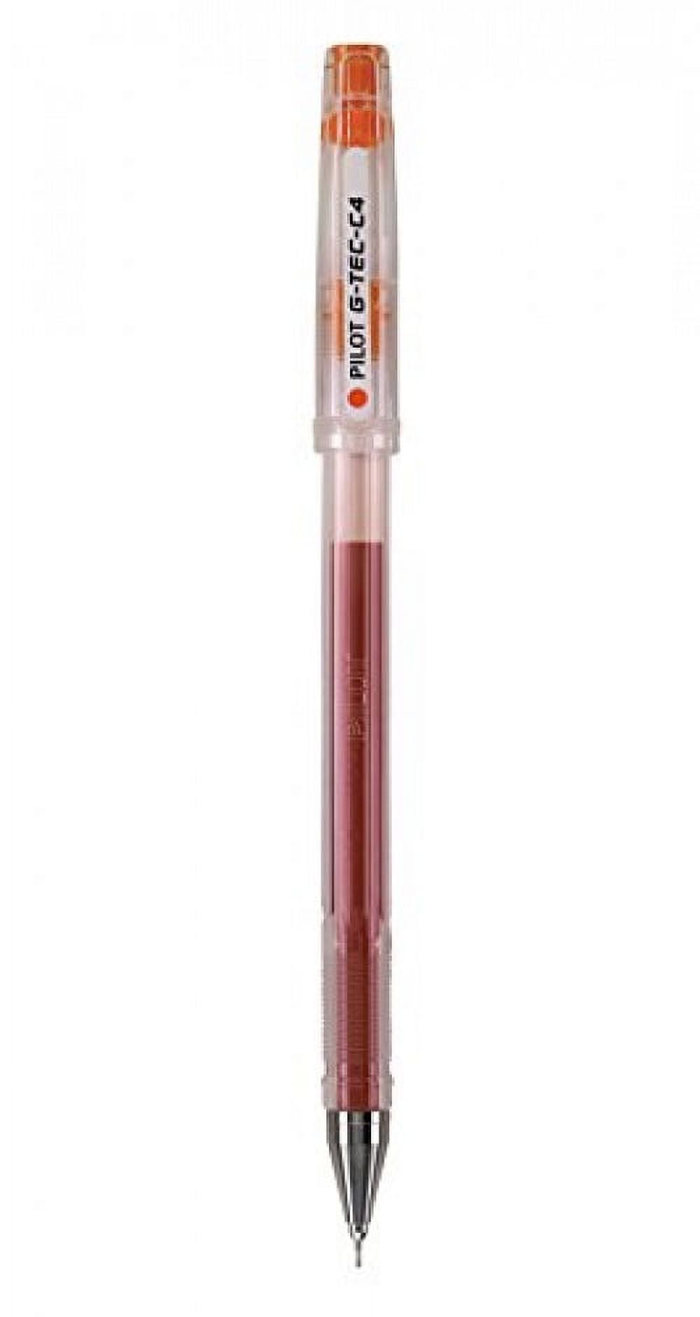 Pilot G-Tec-C4 Ultra Orange 0.4MM Rollerball Pen Dozen