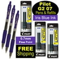 thumbnail image 1 of Pilot G2 07 18364 Pens & Refills, Iris Blue Gel Ink, 0.7mm Fine, FREE Shipping, 1 of 7