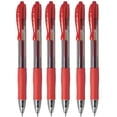 thumbnail image 1 of Pilot G2 07 Red Fine Retractable Gel Ink Pen Rollerball 0.7mm Nib Tip 0.39mm Line Width Refillable BL-G2-7 (Pack Of 6), 1 of 1
