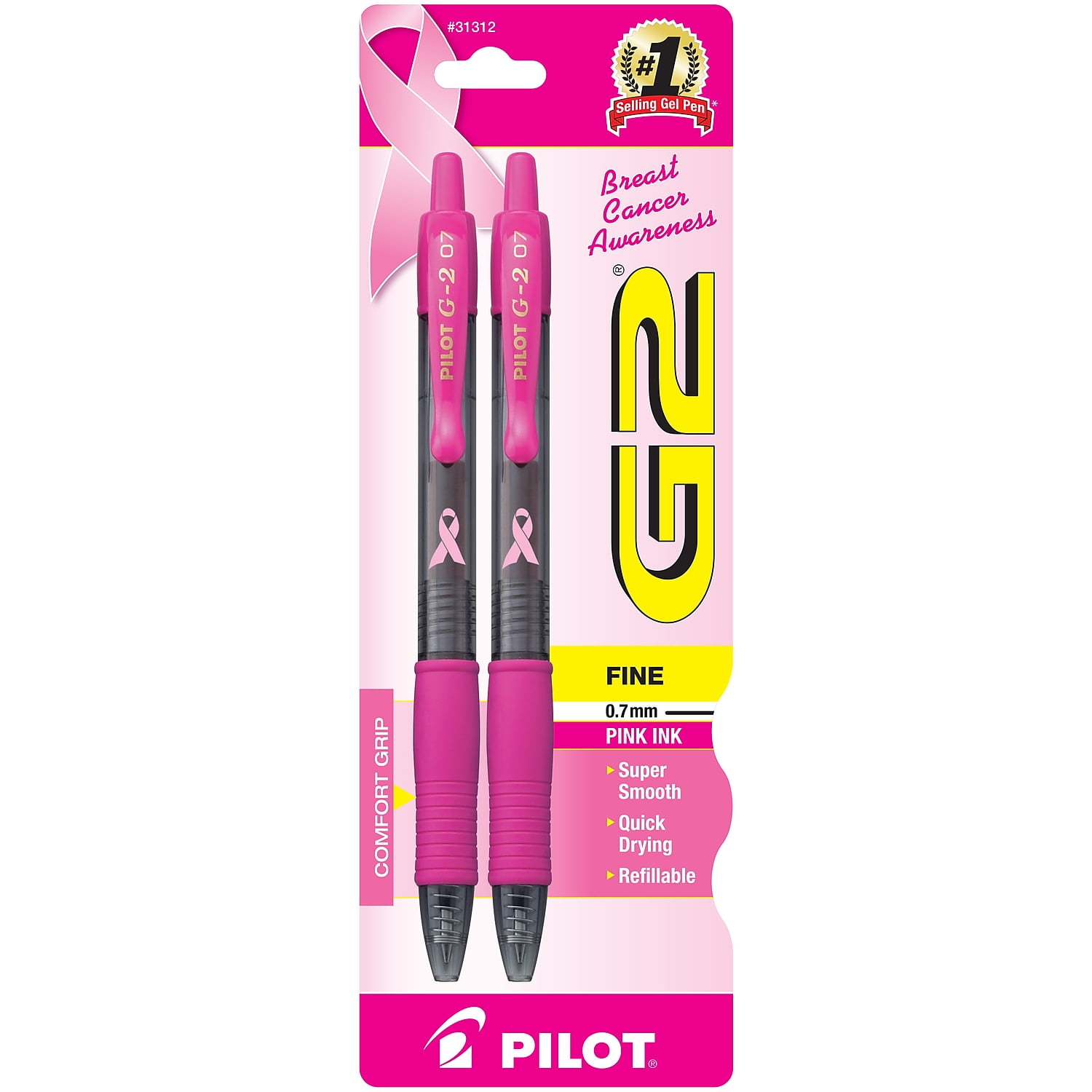 Pilot Parallel Pen 2-Color Calligraphy Pen Set with Black and Assorted Colors Ink Refills, 6.0mm Nib (90053)