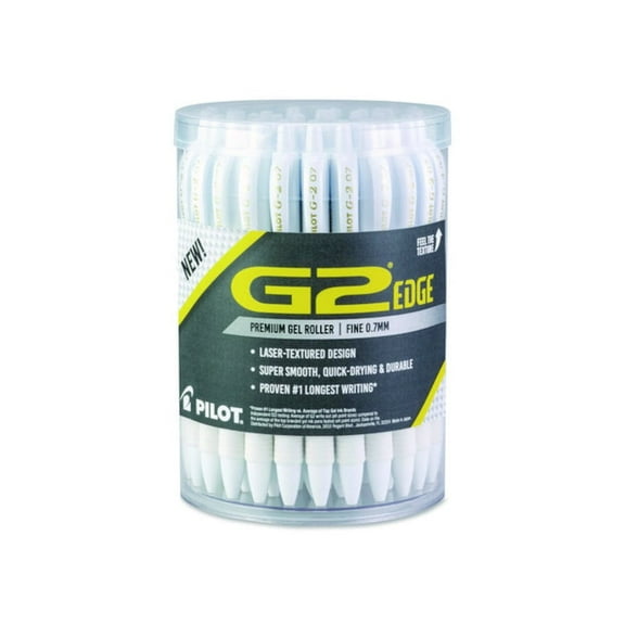 Pilot PIL20866 0.7 mm G2 Edge Premium Retractable Gel Roller Pen - Black Ink