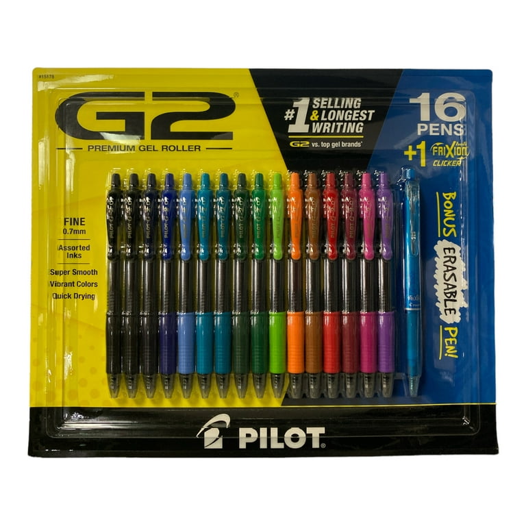 Pilot G2 Retractable Mosaics Gel Ink Pens in Assorted Colors