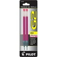thumbnail image 1 of Pilot G2 Gel Ink Refill 2-Pack for Rolling Ball Pens Bold Point Pink (77362), 1 of 3