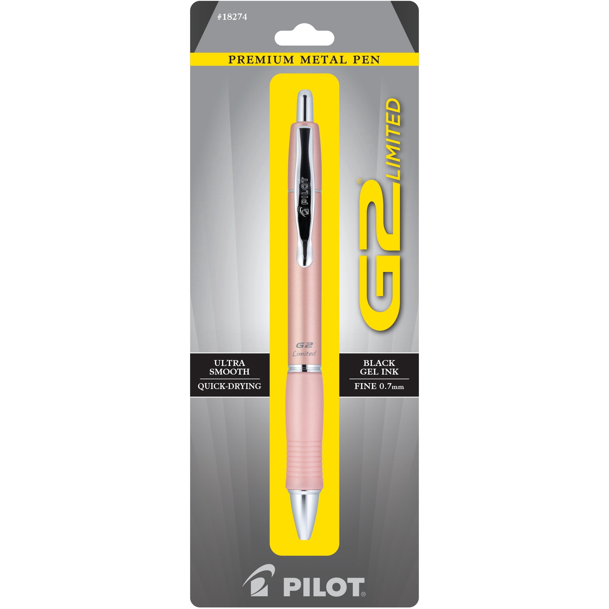 Pilot G2 Metallic Gelroller – 0,7 Mm Fein, Gold & Silber, 2 Stück, Schnell Trocknend, Nachfüllbar
