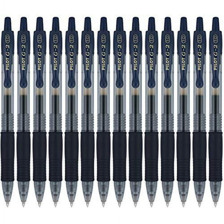 Pilot G2 Premium Gel Ink Pens, Bold Point (1.0mm), Black, 10 Count