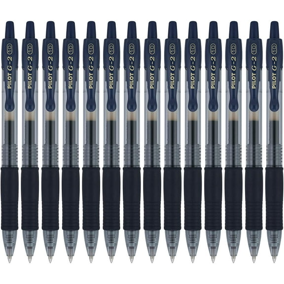 Pilot G2 Premium Gel Ink Pens, Bold Point (1.0mm), Navy, 14 Count (12836)