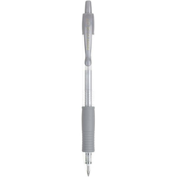Pilot G2 Premium Gel Metallic Pen Fine .7mm - Open Stock-Silver