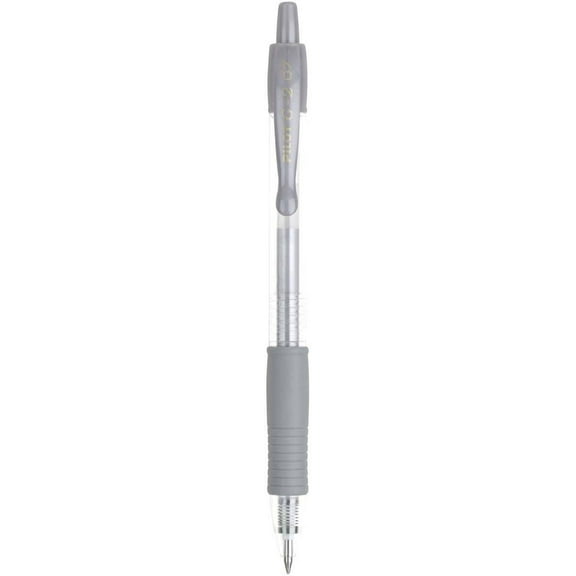 Pilot G2 Premium Gel Metallic Pen Fine .7mm - Open Stock-Silver