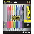 thumbnail image 1 of Pilot, G2 Premium Gel Roller Pens, Fine Point 0.7 mm, Assorted Colors, Pack of 8 Assorted Classic, 1 of 8