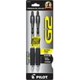 thumbnail image 1 of Pilot G2 Premium Gel Roller Pens, Ultra Fine Point 0.38 Mm, Black Ink, 2 Ea.., 1 of 1
