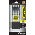 thumbnail image 1 of Pilot, G2 Premium Gel Roller Pens, Ultra Fine Point 0.38 mm, Pack of 4, Black 4 Count (Pack of 1), 1 of 9