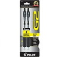 thumbnail image 1 of Pilot G2 Premium Retractable Gel Ink Pens, Ultra Fine Point, 0.38 mm, Black Ink, 2 Pack, 1 of 6