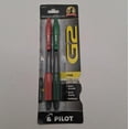 thumbnail image 1 of Pilot G2 Retractable Fine Point 0.7mm Premium Gel Roller Ball Pens Red & Green, 1 of 2