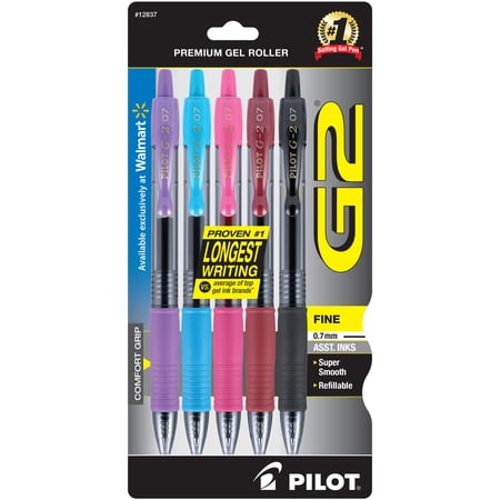 Pilot G2 Retractable Gel Ink Pens, Fine Point, Assorted Colors, 5 Count price history and forecast - Pilot 12837
