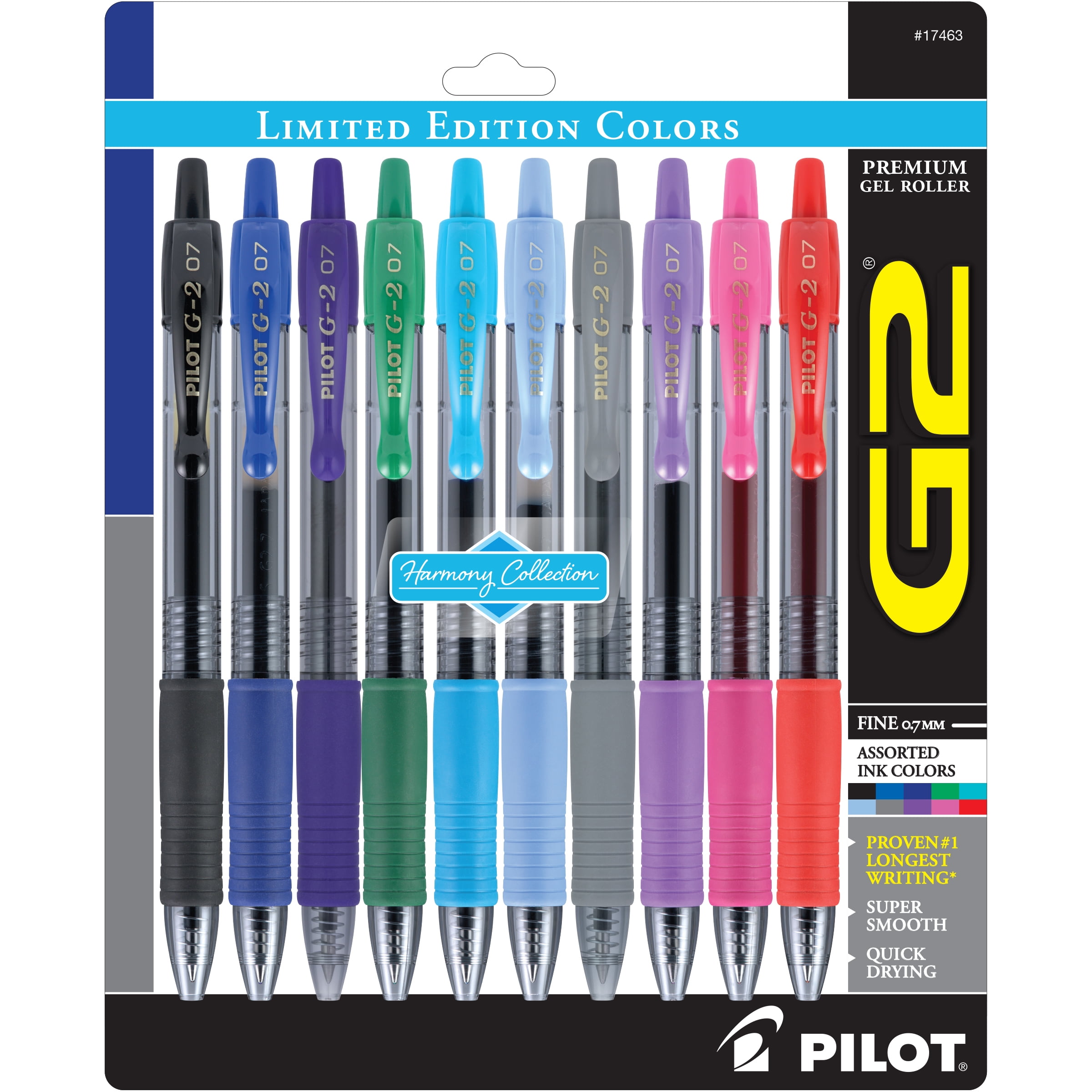 Pilot G2 Teal, Bold Tip, Teal Ink Gel Pen, 1.0MM