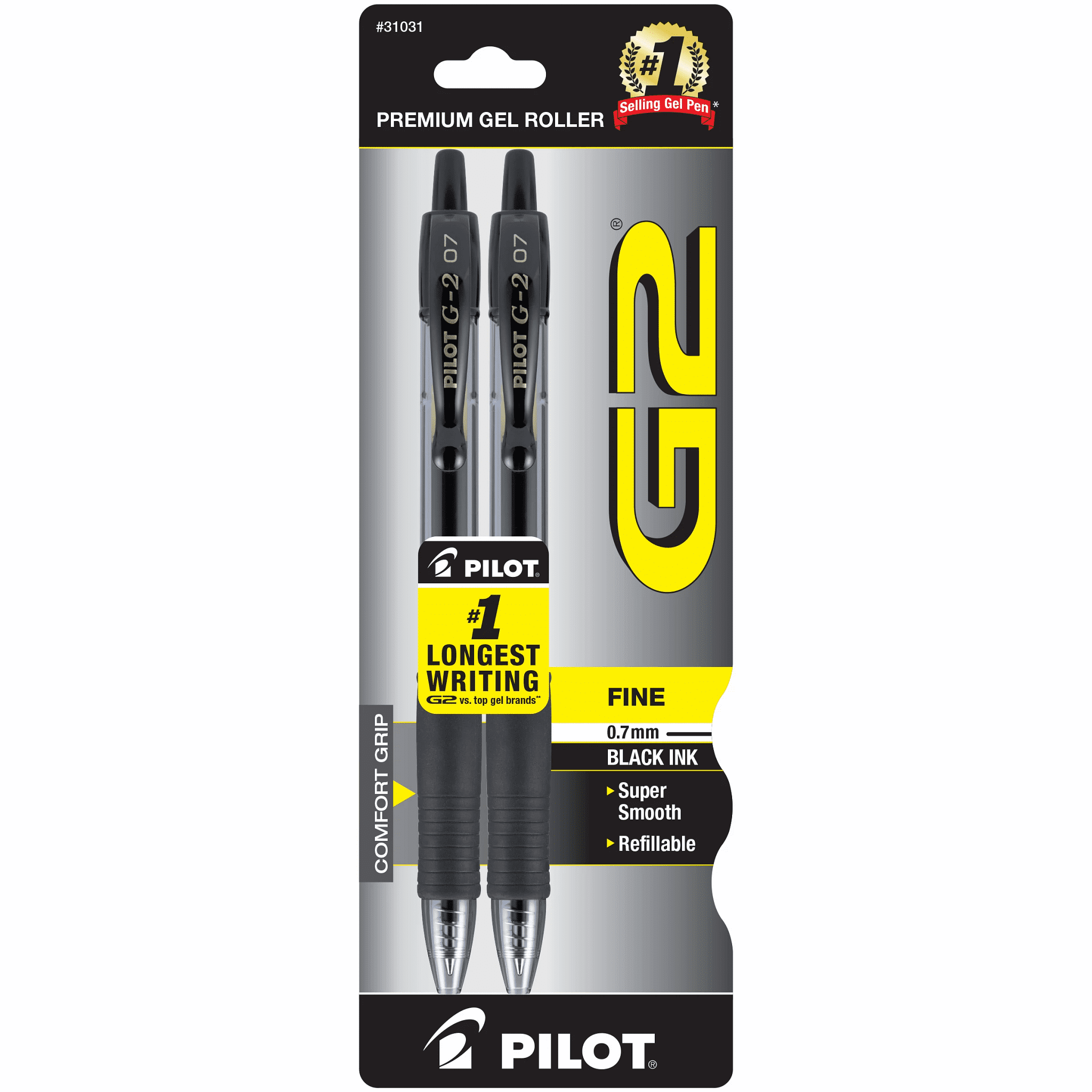Stylo Pilot G-2 0.7 Rétractable Bleu | Fourniture de Bureau et Scolaire