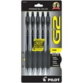 thumbnail image 1 of Pilot G2 Retractable Gel Pens Fine Point Black Ink 5/Pack (31078) 755958, 1 of 4