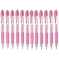 thumbnail image 1 of Pilot G2 Retractable Pastel Gel Ink Rollerball Pens, Fine Point 0.7mm, Pink, 12 Count, 1 of 1