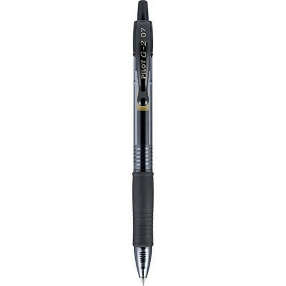 Pilot G2 Retractable Premium Gel Ink Roller Ball Pens; Black Fine Pt (.7) 48 (4 ct); Retractable, Refillable & Premium Comfort Grip; Smooth Lines to the End of the Page, America's #1 Selling Pen Brand
