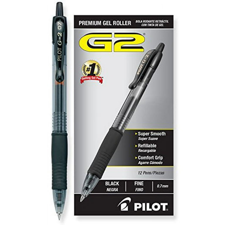 Pilot G2 -7 Retractable Gel Roller Pens - Fine Pen Point - 0.7 mm Pen Point Size - Refillable - Retractable - Pink Gel-based Ink - Translucent Barrel - 1 Dozen Pilot G2 -7 Retractable Gel Roller Pens - Fine Pen Point - 0.7 mm Pen Point Size - Refillable - Retractable - Pink Gel-based Ink - Translucent Barrel - 1 Dozen
